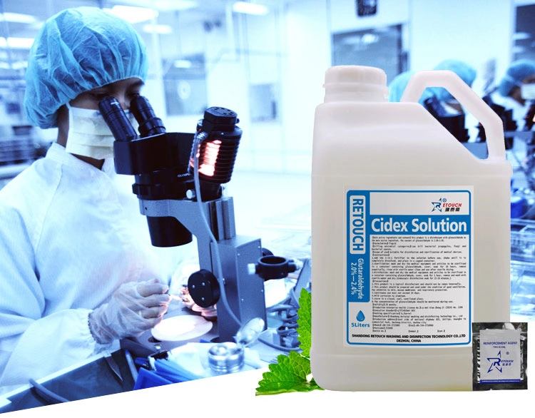 Made in China High-Level Disinfection with 2% Glutaraldehyde Disinfectant, Cidex Solution