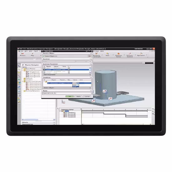 12 インチの新しい IP65 防水産業用タブレット タッチ スクリーン 2 * RJ45 オールインワン産業用パネル PC